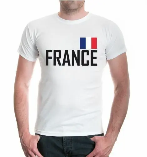 Mens Unisex Short Sleeve T-Shirt France Flag Fun shirt 2020 | Мужская одежда