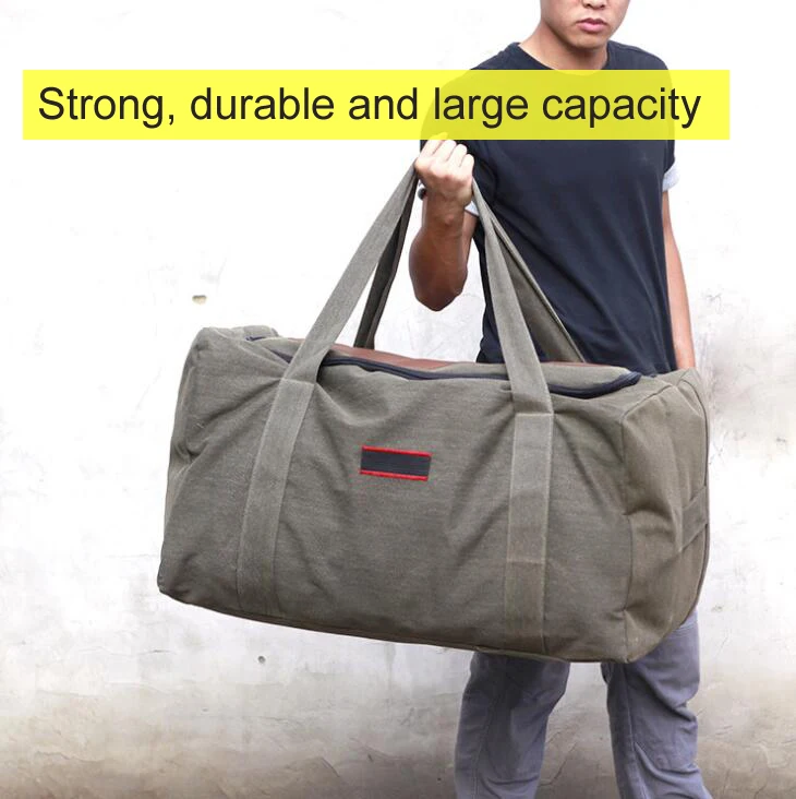 Men Travel Bags Large Capacity Women Luggage Travel Duffle Bags Canvas Big Travel Tote Handbag Foldable Trip Bag Bolsa Feminina - 4