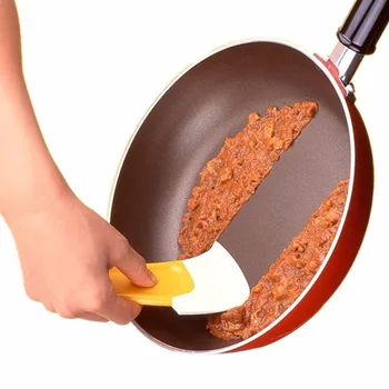 

Cleaning Pan Scraper Silicone Kitchen Spatula Cake Baking Tool Pastry Spatulas 6.02*2.36*0.31"
