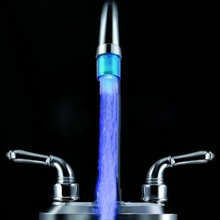 

Single Connection-Color Changing Temperature Control Three-Color Foreign Trade Hot Sales New Style Basin Faucet LED Colorful Tem