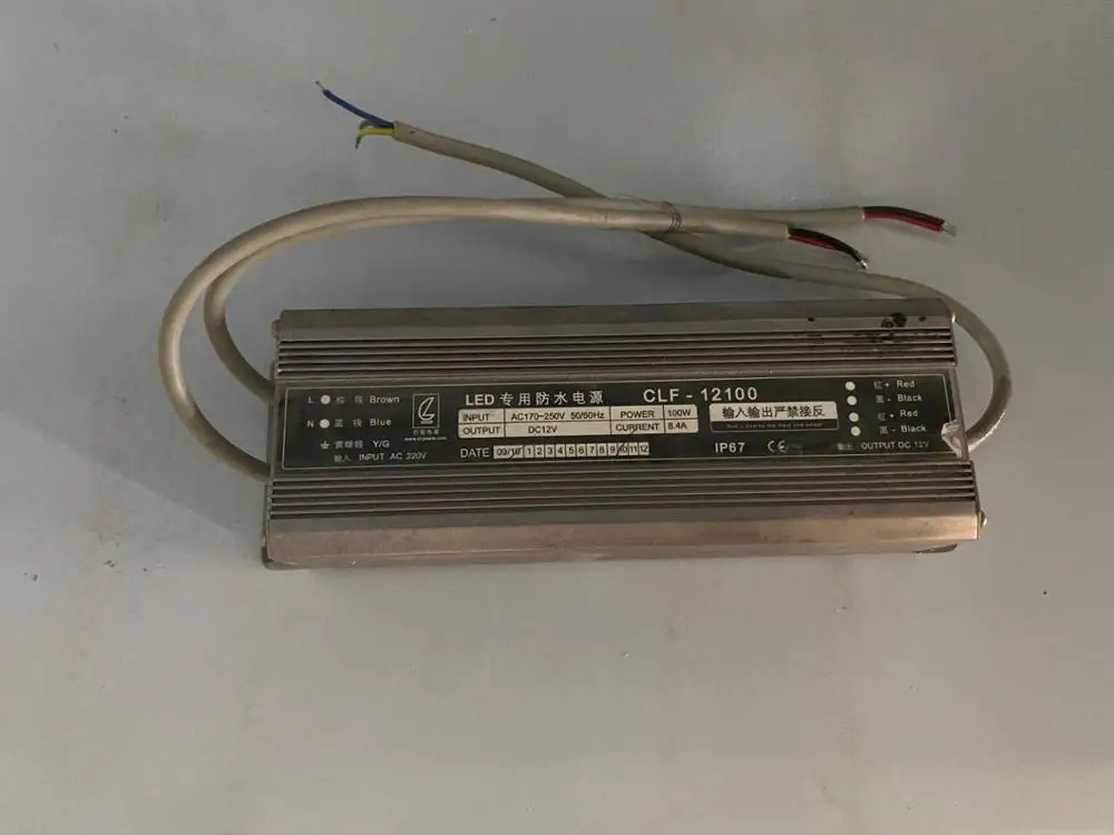 

Original Meanwell CLF-12100 led Power Supply waterproof with PFC for LED in