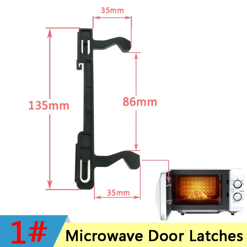 Microwave Hook Door Latches for Samsung Galanz Panasonic Midea