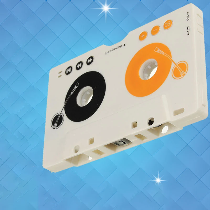 Портативный винтажный автомобильный кассета SD MMC MP3 магнитофон адаптер Комплект с пультом дистанционного управления стерео аудио кассетный плеер Автомобильный аудио