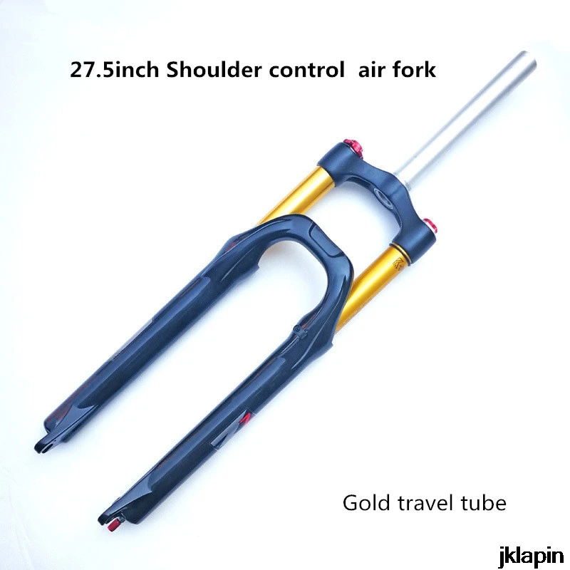 MI. XIM MTB горный велосипед 27,5 дюймов XC320 пневматическая подвеска вилка амортизатор газ давление плечо контроль замок передняя вилка - Color: travel 100mm