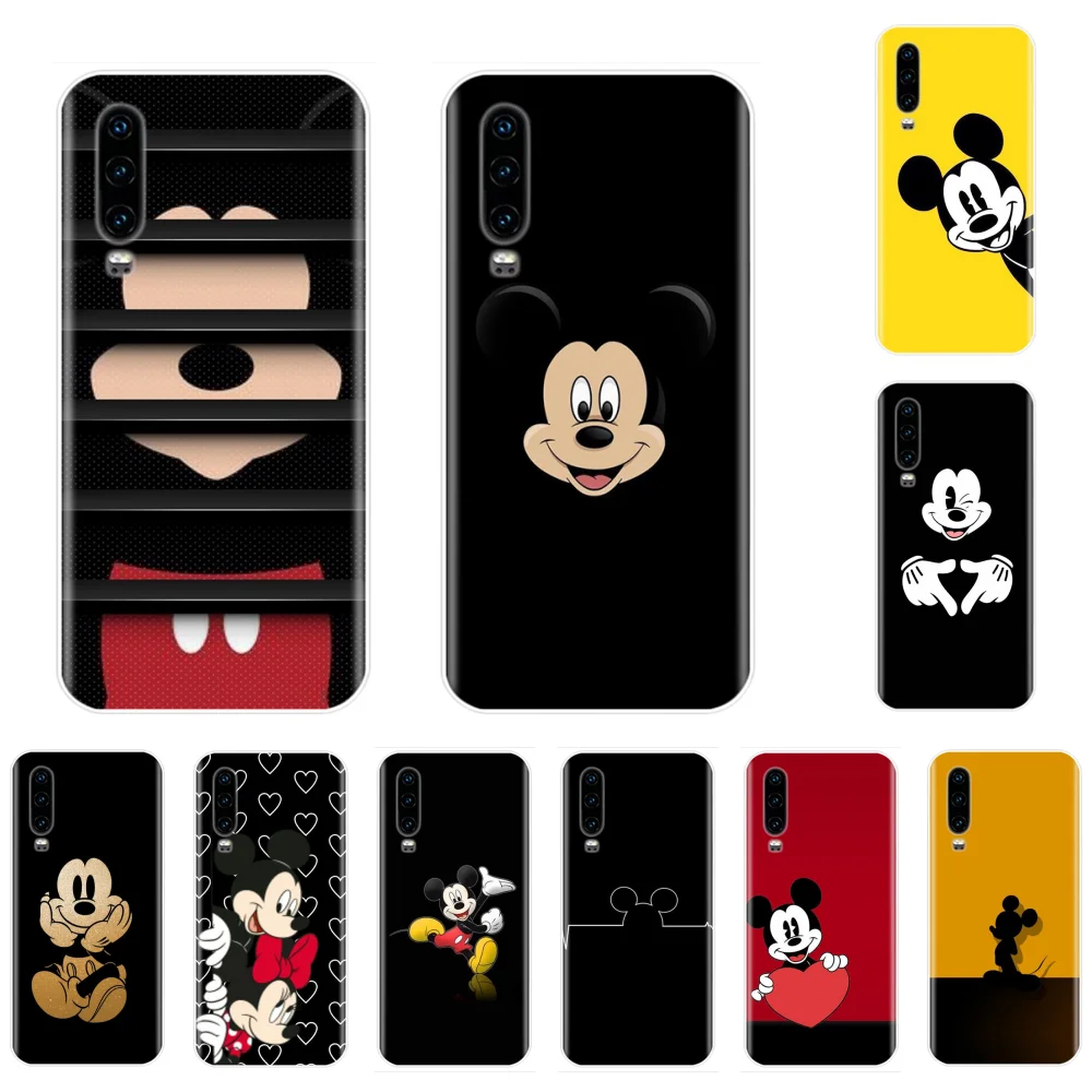 Черный чехол для мобильного телефона Huawei P9 P10 P20 P30 Pro Mate 10 20 Lite Y5 Y6 Y7 2018 2019 |