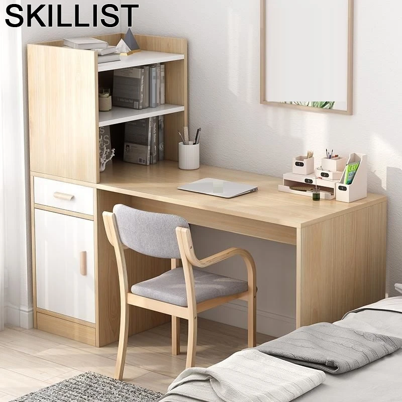 

Notebook Bed Tray Small Biurko Schreibtisch Office Escritorio De Oficina Computer Desk Mesa Laptop Stand Table With Bookcase