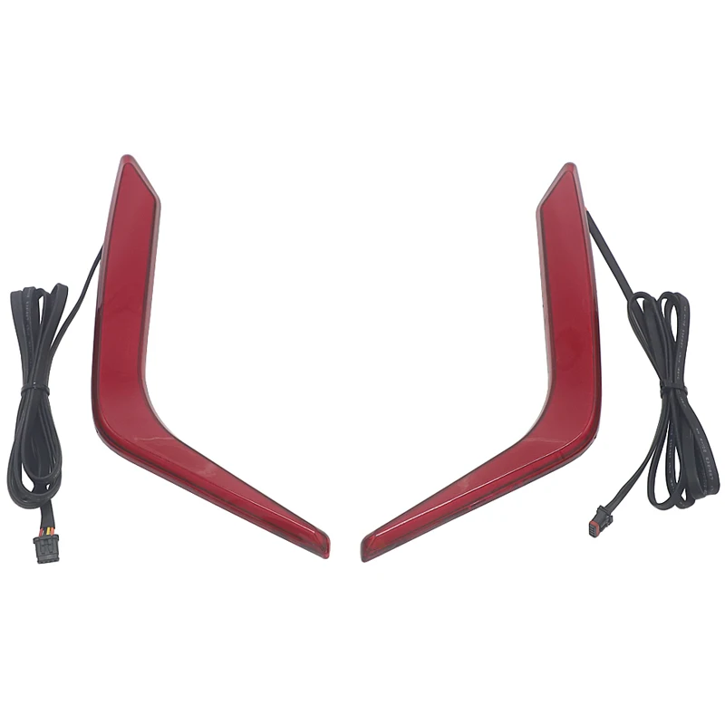 For Honda GL1800 GL 1800 Gold Wing Goldwing Omni LED Rear Saddlebag Accents F6B F 6 B