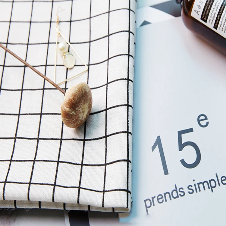 

Ins Background Tablecloth Nordic Simple Black And White Plaid Cloth Table Mat Kitchen Cover Tablecloth Rectangle Cloth Fashion