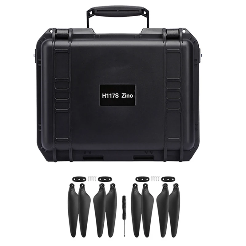 

ABKT-Shoulder Bag Storage Bag Durable Waterproof Case for Habson H117S Toy Aircraft Protective Bag for Hubsan Zino H117S Propell