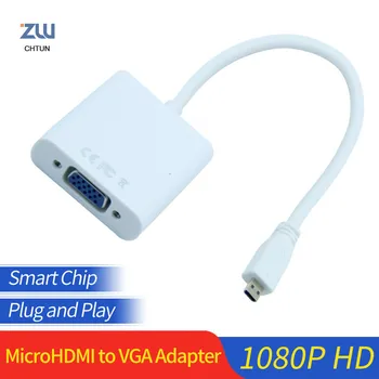 

Micro HDMI to VGA Converter Adapter Male To Female 1080P For PC HDTV XBOX Camera Tablet Micro HDMI Video Adaptor