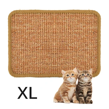 

Natural Sisal Cat Scratching Mat Scratch Pad Cat Grinding Claws Protecting Furniture Scratching Mat Pet Cat Home