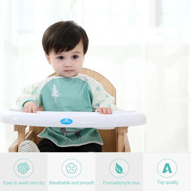 Buy OnlineBaby Stuff  Toddler Scarf  Bandana Bibs  Long Sleeve or Short Sleeve Bib Baby Water Proof Washable.