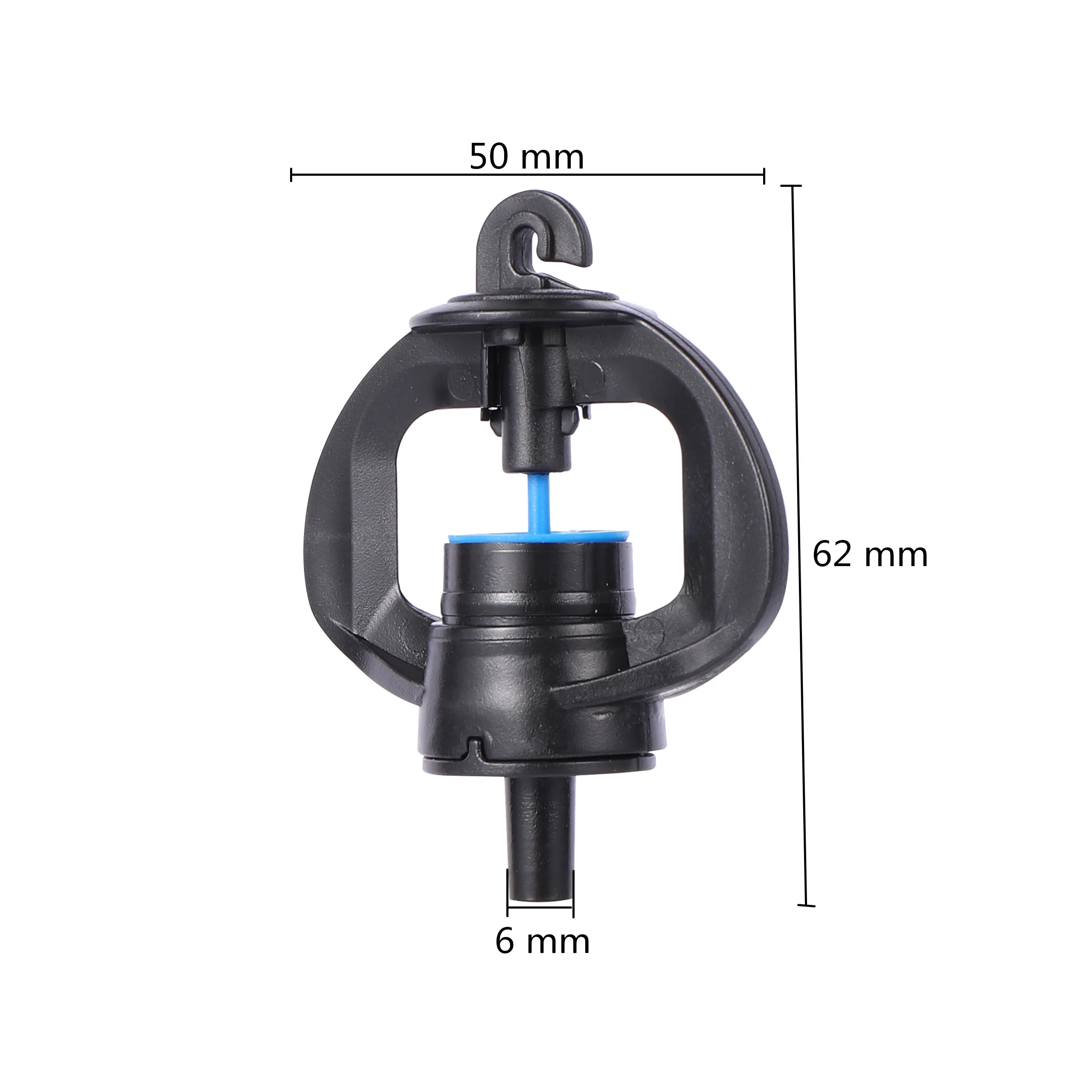 Agriculture Greenhouse Automatic Irrigation System Rotating Refraction Micro Nozzle Vegetable Garden Lawn Orchard Sprinkler 50Pc