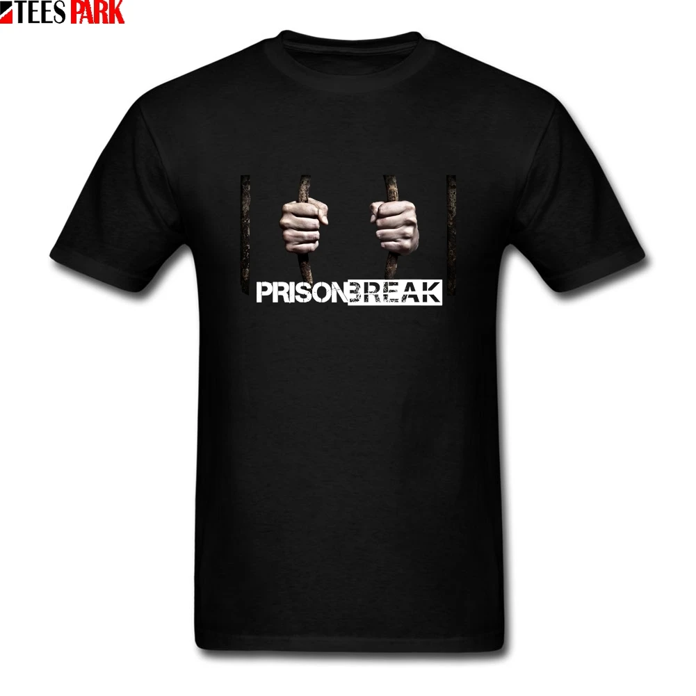Men T Shirt American TV Series Prison Break Plain Shirts Fathers Day Gift Idea Geek Teenage Oversized shirt Lovely Cute | Мужская одежда