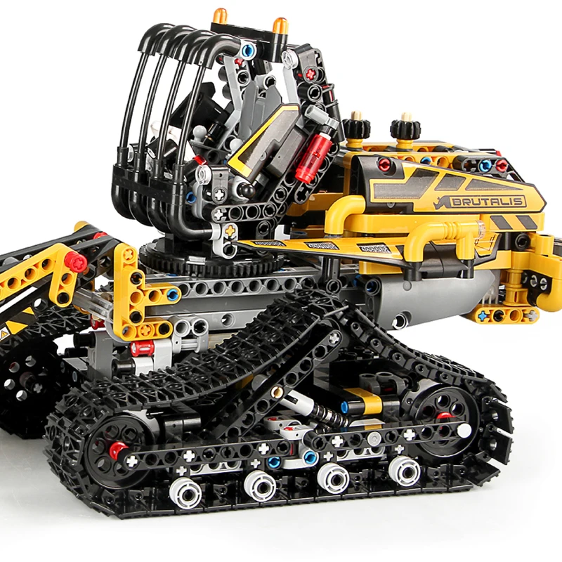 

13034 873PCS Tracked Loader Technic Series APP Remote control Building Blocks Toys For Kids Construction Vehicle Truck Car