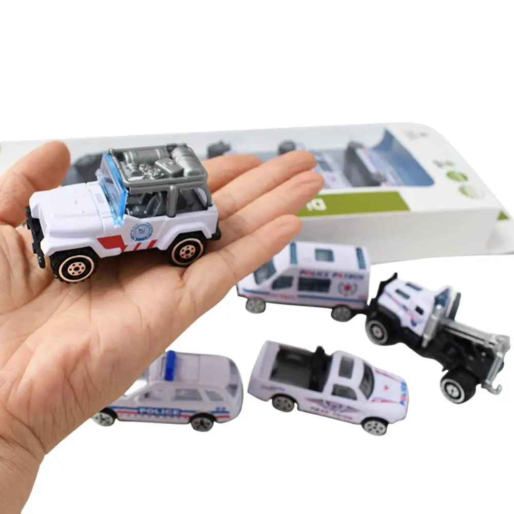MeterMall Дети сплава автомобиль моделирование полицейская Автомобильная игрушка набор ребенок ручной держать автомобиль подарок игрушка