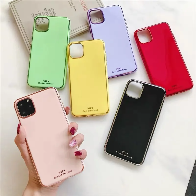 Новый Дизайн Покрытие рамка хром бампер мягкий чехол для iPhone 11 Pro Max X XS XR 6S 7 8 Plus