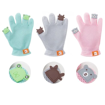 

1pc/lot Animal Cat Cleaning Brush Finger Silicone Gloves Cats Dogs Pet Hair Remover Glove Cat Grooming Accessories