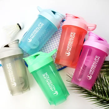 

New design 400ML/500ML herbalife nutrition Protein Powder Shaker Water Bottle Sports Bottles Flask Drinkware Drink Cup BPA FREE
