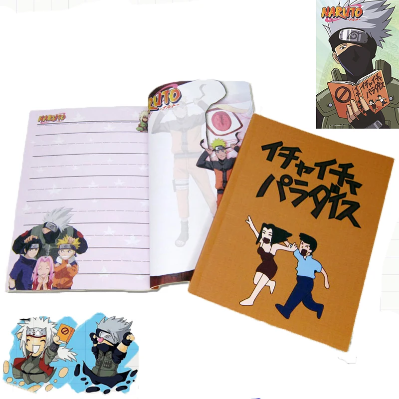 Книга для косплея аниме Наруто Какаси Хатаке Jiraiya блокнот Icha Paradaisu Kakashi|Реквизит