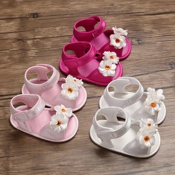 

Baby Princess Shoes First Walkers Floral Soft Bottom Footwear Prewalker girls Toddler Shoes Summer SHL016