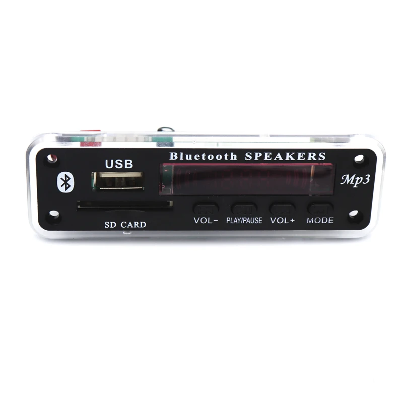 

12V Car Bluetooth MP3 WMA Decoder Board Module Support USB SD AUX FM Audio Radio WAV FLAC APE For Car accessories