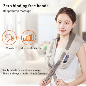 

Cervical spine massage equipment neck shoulder waist thump massage shawl cervical spine multifunctional massage instrument