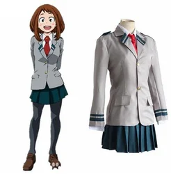 Uniforme scolaire My Hero ochico Uraraka, Costumes de Cosplay Boku no Anime Hero Academia Midoriya Izuku Bakugou Katsuki 