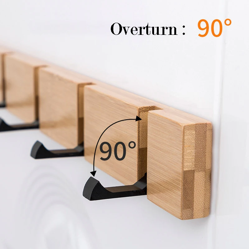 

Creative Wall Hangers Clothes Hook Wooden Wall Living Room Row Hook Wall Clothes Adhesive Hook Solid Wood Wall Hooks Bathroom