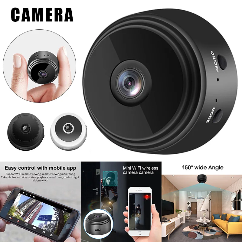 

Mini Wireless Wifi Camera Night Vision HD 1080P Motion Detection Video Recording for Home Security Camcorders ND998