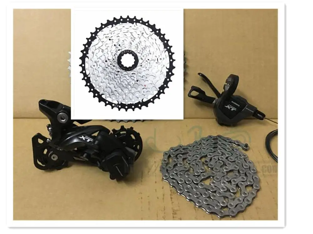 Deore XT M8000 11s MTB bike рычаг переключения передач + задний переключатель YBN цепь skilful