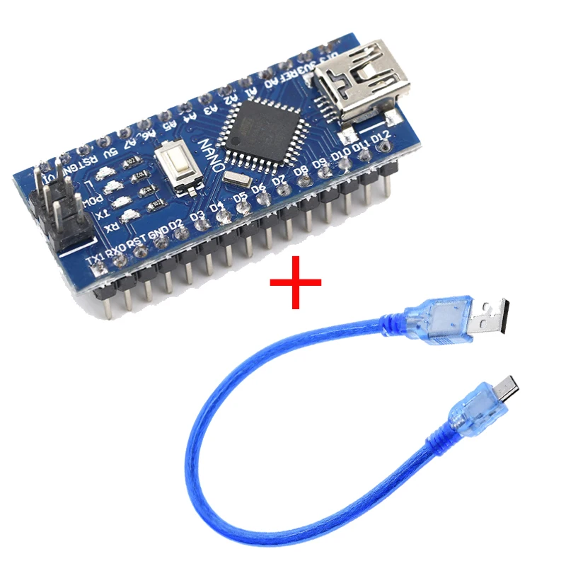 Nano 1 шт. мини USB с Загрузчиком Nano 3,0 контроллер совместимый для arduino CH340 USB драйвер 16 МГц NANO V3.0 Atmega328 - Цвет: 328P-AU Weld line