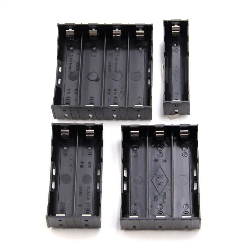 Battery Case Holder Plastic for 18650 Battery 3.7V Pole Smart Power Supply Batteries Clip Storage