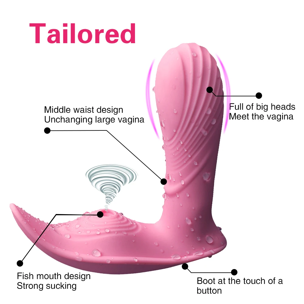8 Speed Heating Vibrating Panties Wireless Remote Vaginal Clit Sucking Stimulation Butterfly Vibrators Adult Sex Toys For Women (15)