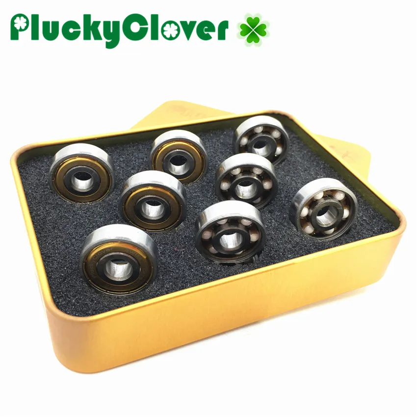 16pc Quad Skate Bearing 627 with 6 outwards Ceramic balls Artistic skate roller Quad hockey skates Bearing 627 Art skate