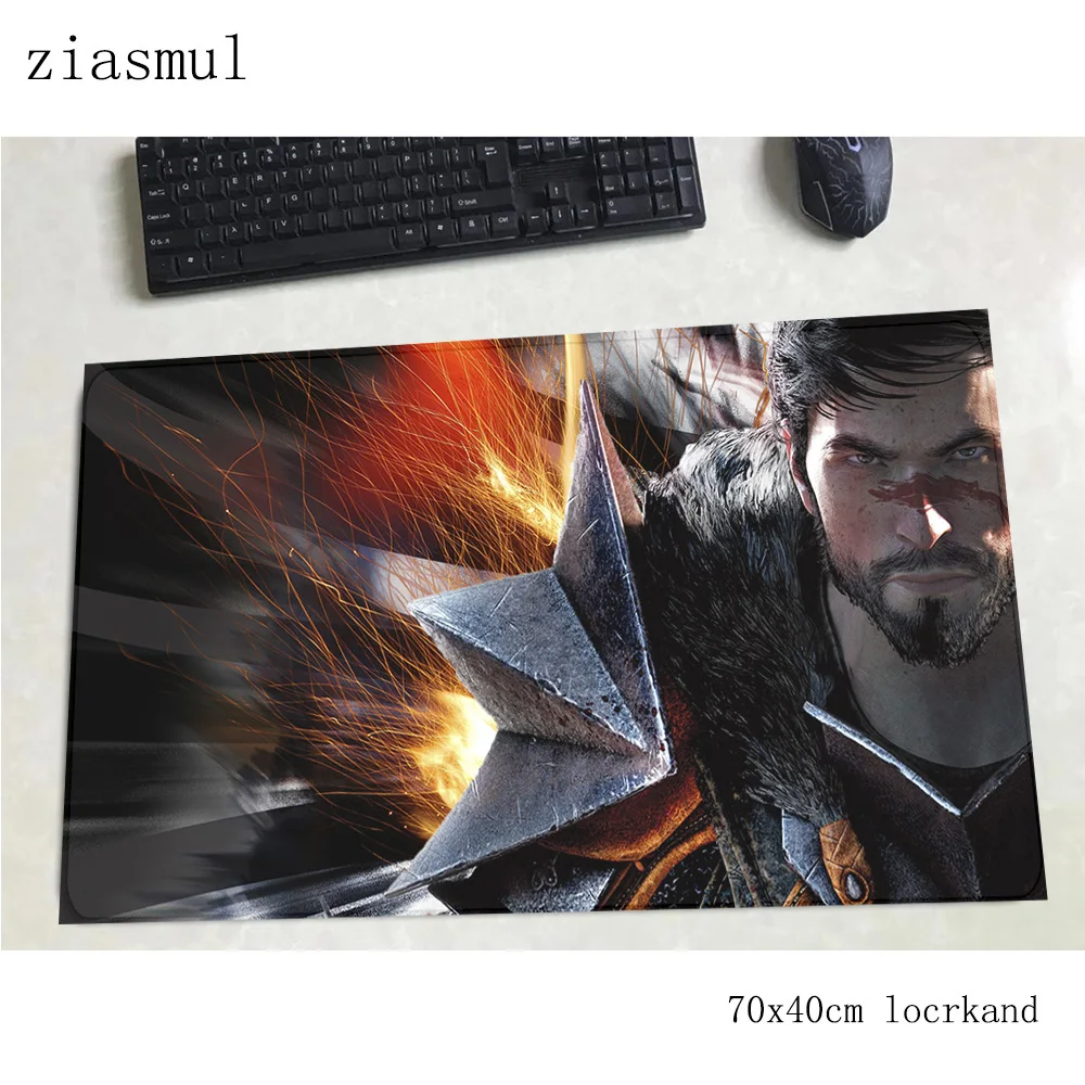 Коврик для мыши dragon age 700x400x3 мм игровой коврик для мыши большой коврик для геймера подарок на Хэллоуин компьютерная настольная клавиатура со встроенной мышью модные игровые коврики