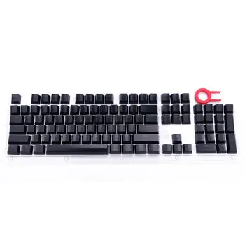 

104 Keys Layout Low Profile Keycaps Set for Mechanical Keyboard Backlit Crystal Edge Design Cherry MX With Key Puller