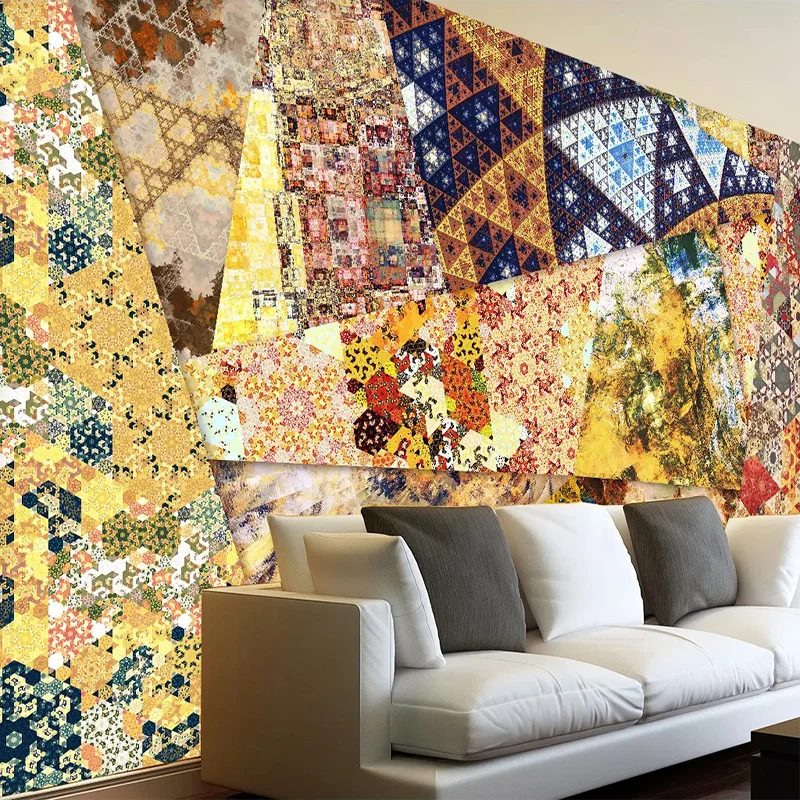 

Drop Shipping Custom 3D Photo Wallpaper Modern Minimalist Abstract Pattern 3D Wall Murals Wallpaper Art Wall Painting