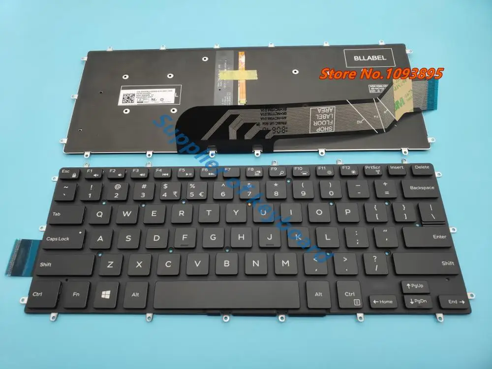 Новая английская клавиатура для ноутбука Dell Inspiron 15 5568 7569 7579 2 в 1 14 игровая 7466 7467 с