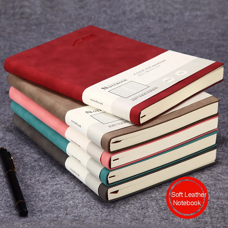 

A5 Soft Leathe Cover Biblia Notepad Cute Planner Agenda 2019 2020 Week Planner Travelers Simple Notebook Student School Suplies