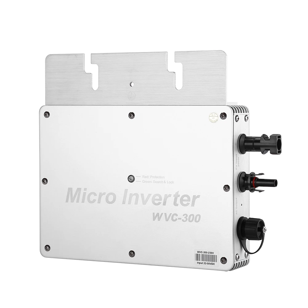 

Wireless Solar Inverters Grid Tie Micro GTI Wechselrichter WVC 300 Wasserdicht MPPT 300W 230V Waterproof