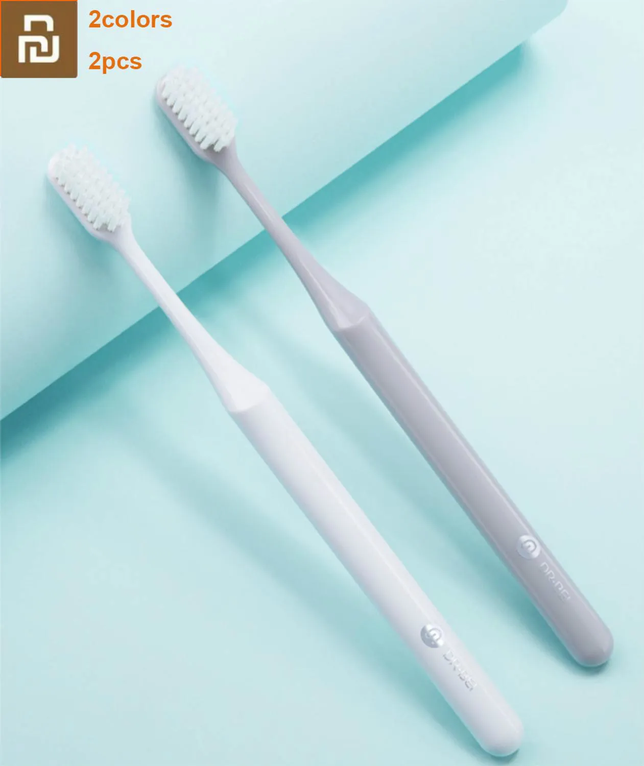 Xiaomi-cepillo de dientes Doctor B Original, versión juvenil, mejor cuidado de las gomas suaves cómodas, Limpiador diario, 2 uds.