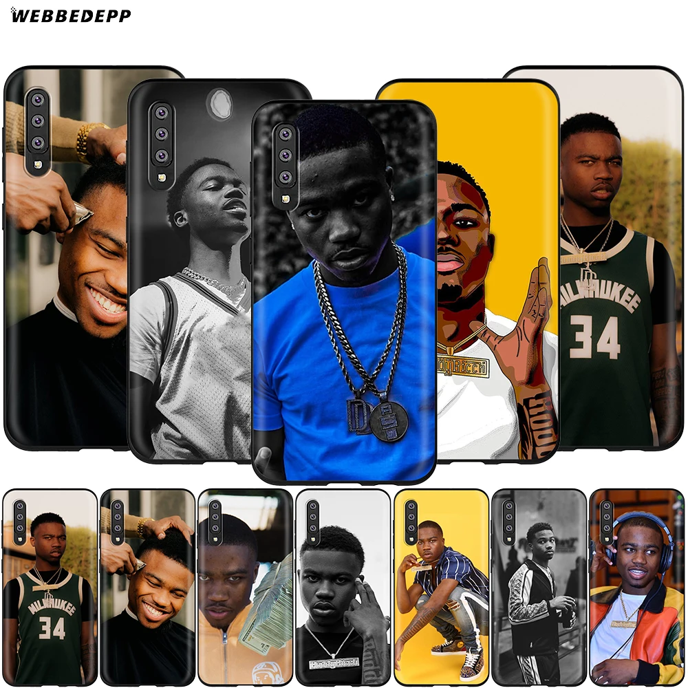Webbedepp Roddy Ricch чехол для Samsung Galaxy A3 A5 A6 Plus A7 A8 A9 J6 M20 A10S A20S A30S A40S A50S | Мобильные телефоны