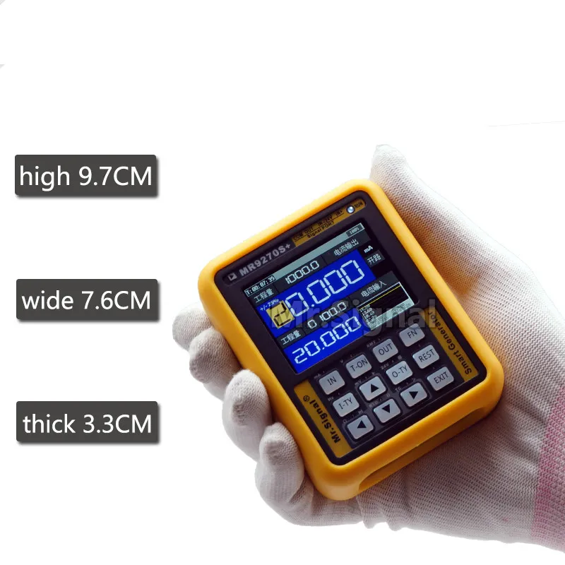 MR9270S+ 4-20MA Signal Generator Calibrate Current Voltage PT100 Thermocouple Pressure Transmitter Logger PID Frequency 3