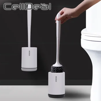 

Silicone Toilet Brush Floor-Standing Wall-Mounted Base Cleaning Brush For Toilet WC Bathroom Accessories Set Household Supplies