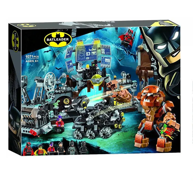 

In Stock 1071Pcs Super Heroes Series Compatible Legoinglys Batman Clayface Invasion 76122 Building Blocks Brick Toys Kids Gifts