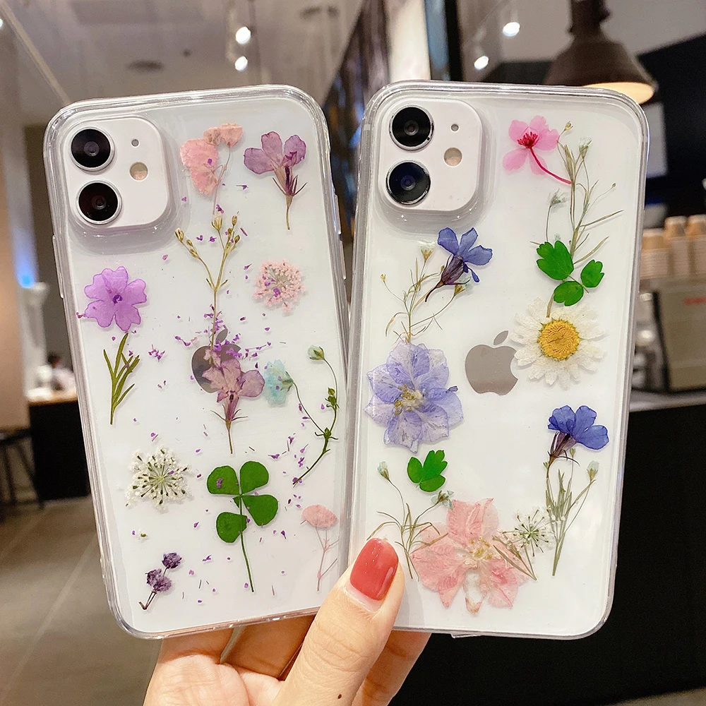 SUYACS прозрачные настоящие чехлы для iPhone 11 Pro Max XS XR 7 8 Plus X Мягкая эпоксидная Милая