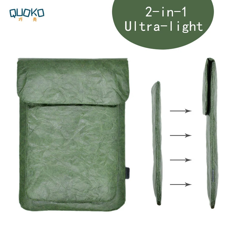 Двухслойная вместительная сумка-чехол для ноутбука, чехол для ноутбука Tyvek fiber paper для поверхности Go 1" Pro6 12,3" Laptop2 13,5"