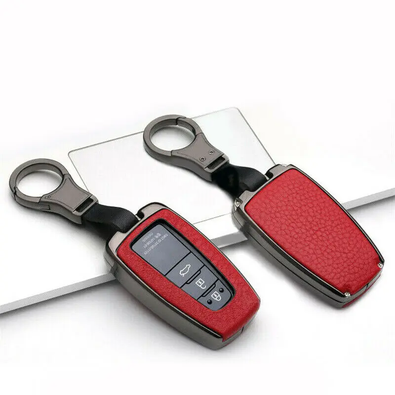 Для Toyota Camry-19 кожзам металлический брелок для ключей цепочка чехол Аксессуары