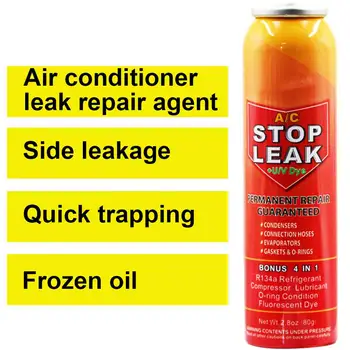 

Air Conditioner Stop Leak For Air Conditioning System Fluorescent Leak Detection R134A Refrigerant Oil Leak Repair Agent